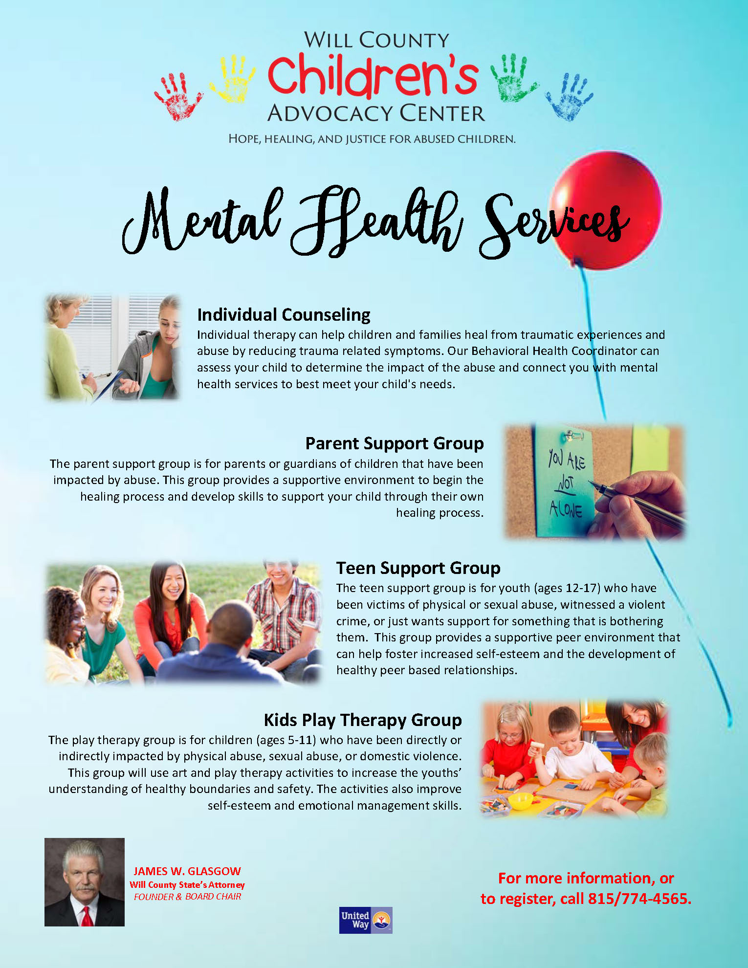 Trauma-Focused Mental Health Services – Will County Childrens Advocacy Center photo