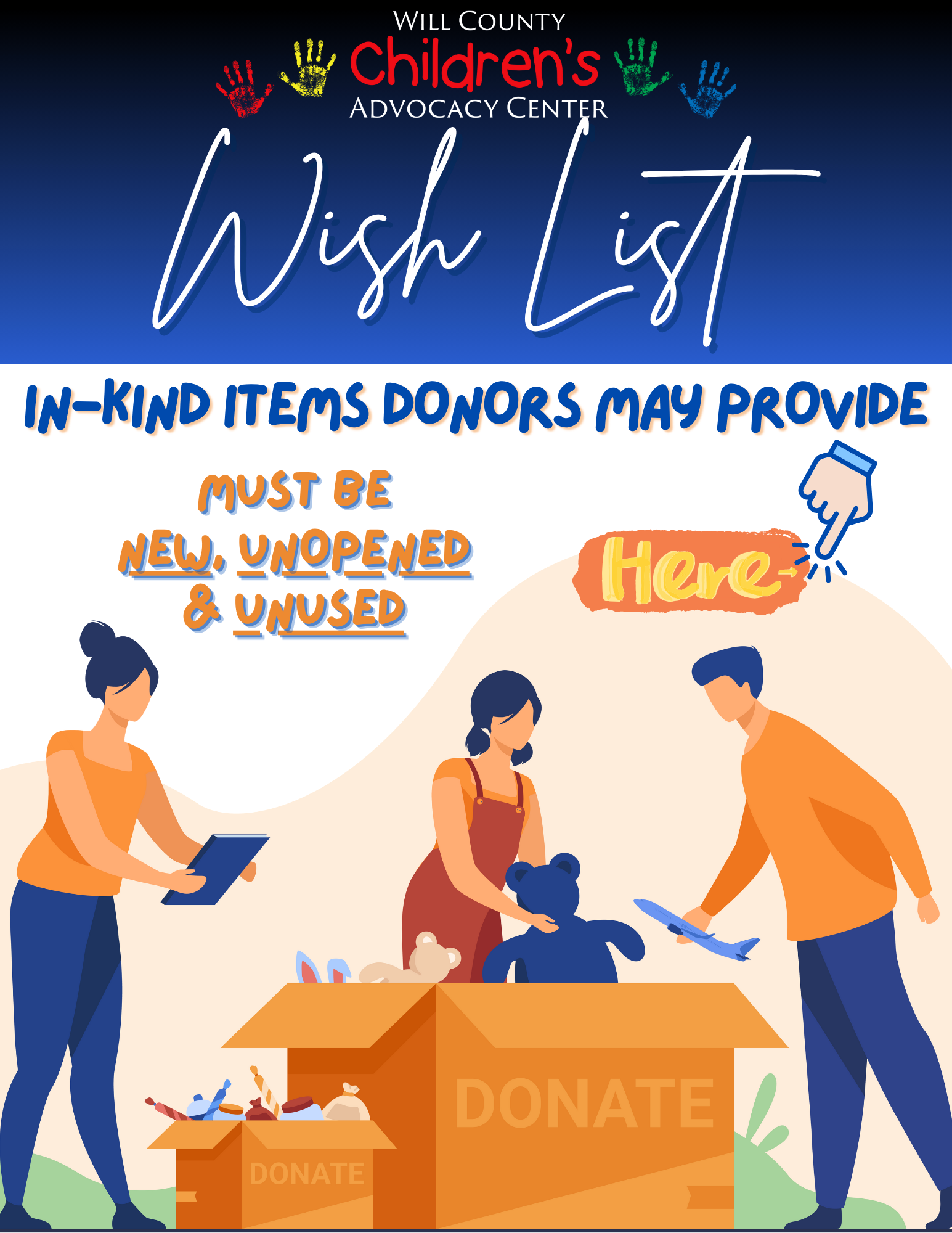 In-Kind Wish List Donations
