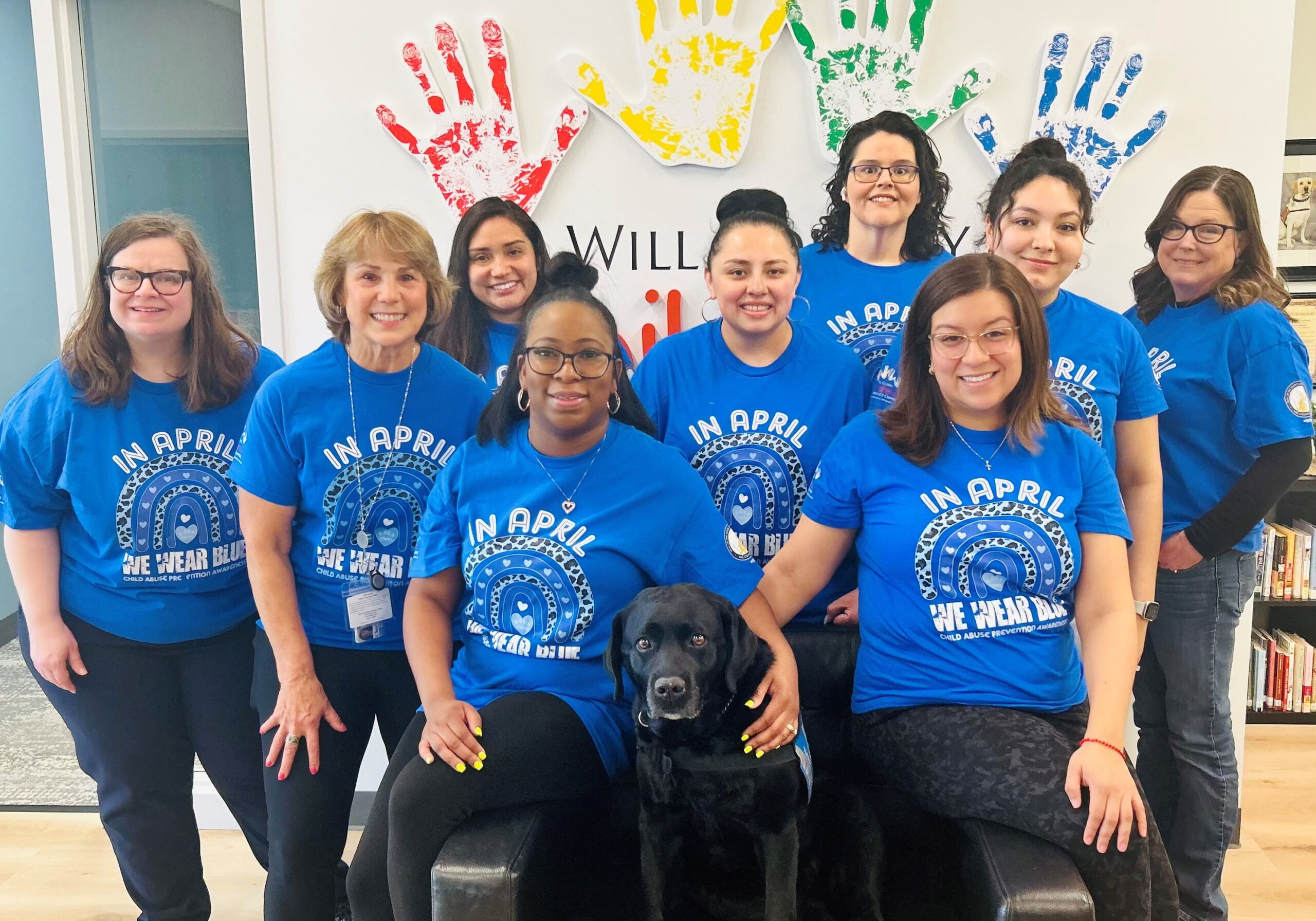 Will County Staff - Wear Blue - Child Abuse Prevention Month